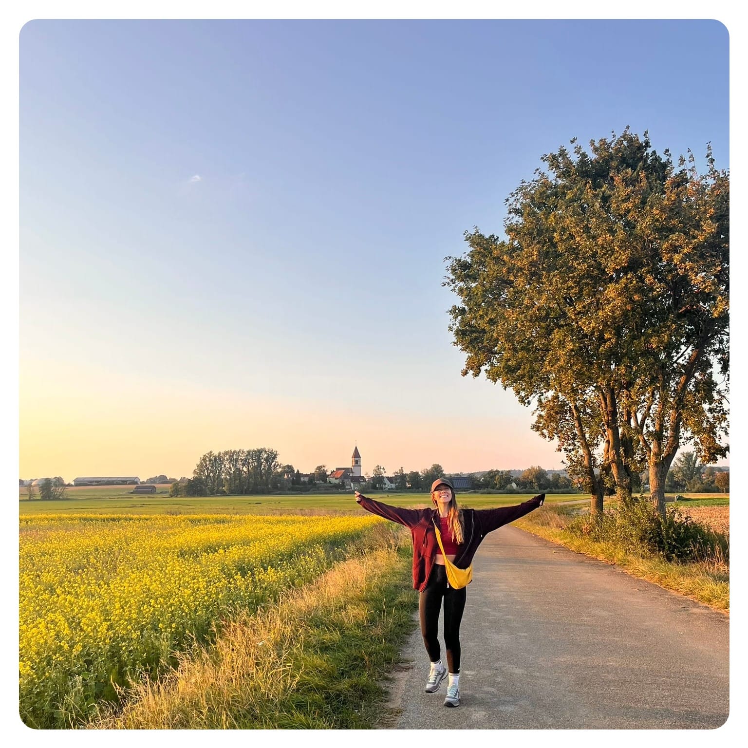 vanlavita woman walking in countryside in Germany