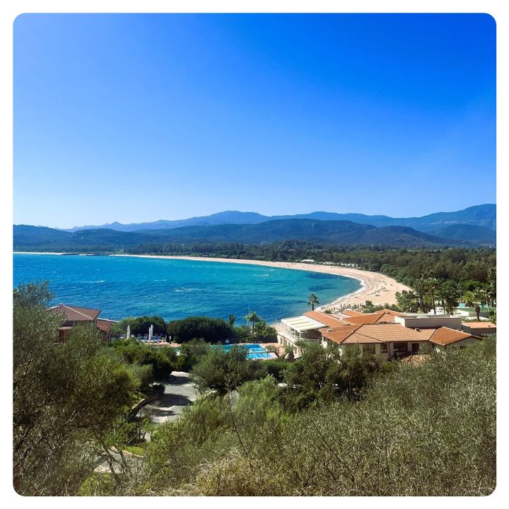 view of sandy beach with turquoise sea 