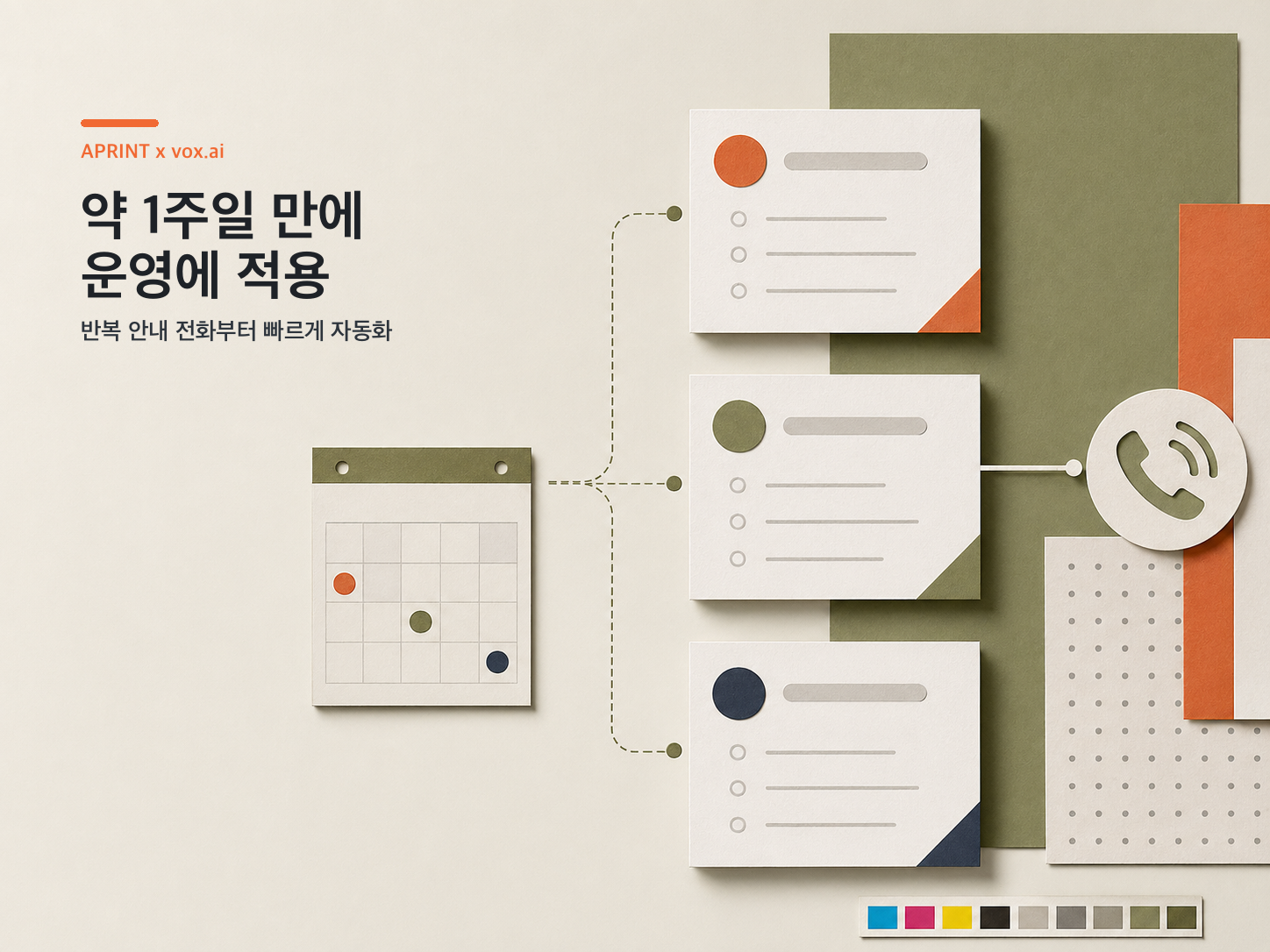 약 1주일 만에 운영에 적용