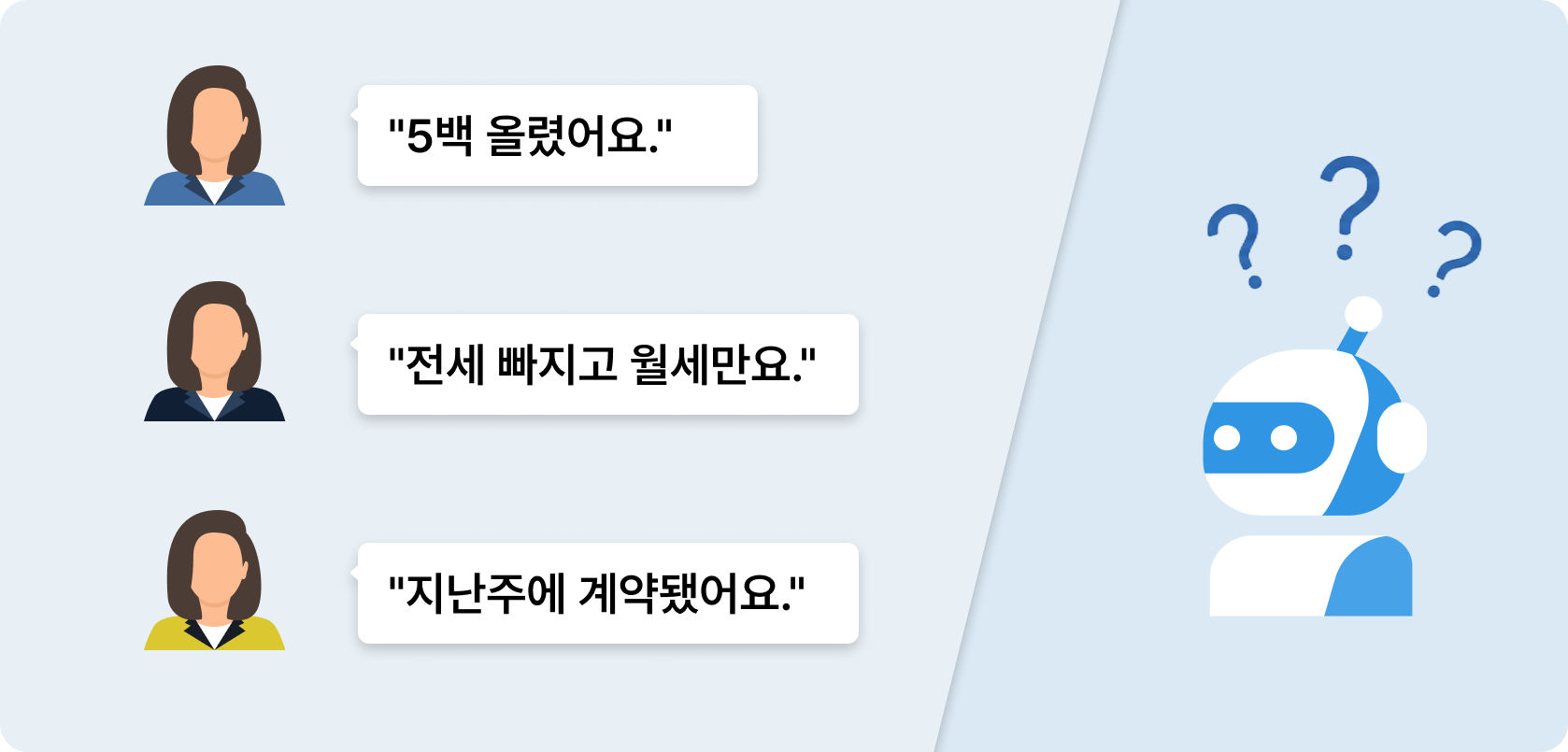 시나리오 밖 대답이 당황스러운 ai
