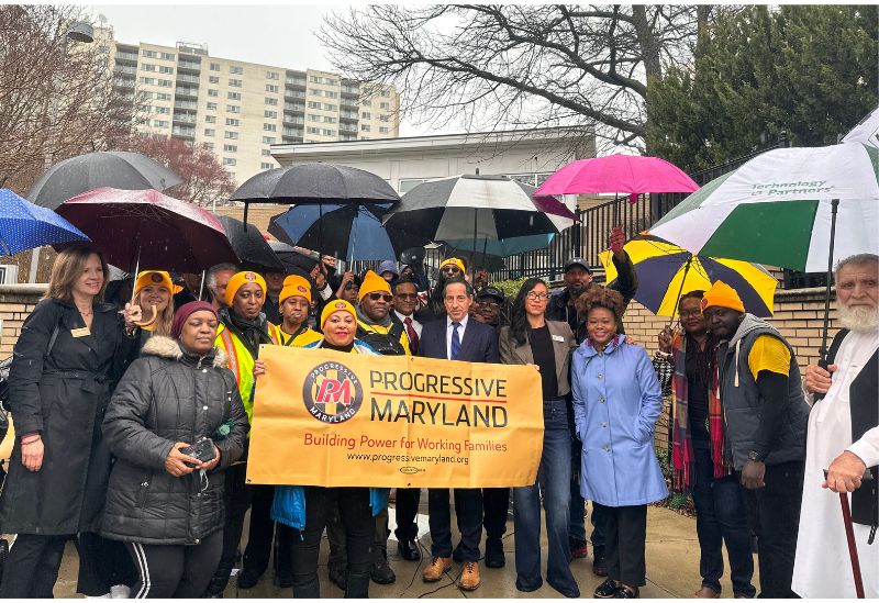 Tenants Maryland and senators. Tenant Safety Act 2024