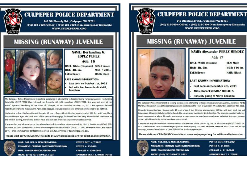 Desaparición de menores migrantes