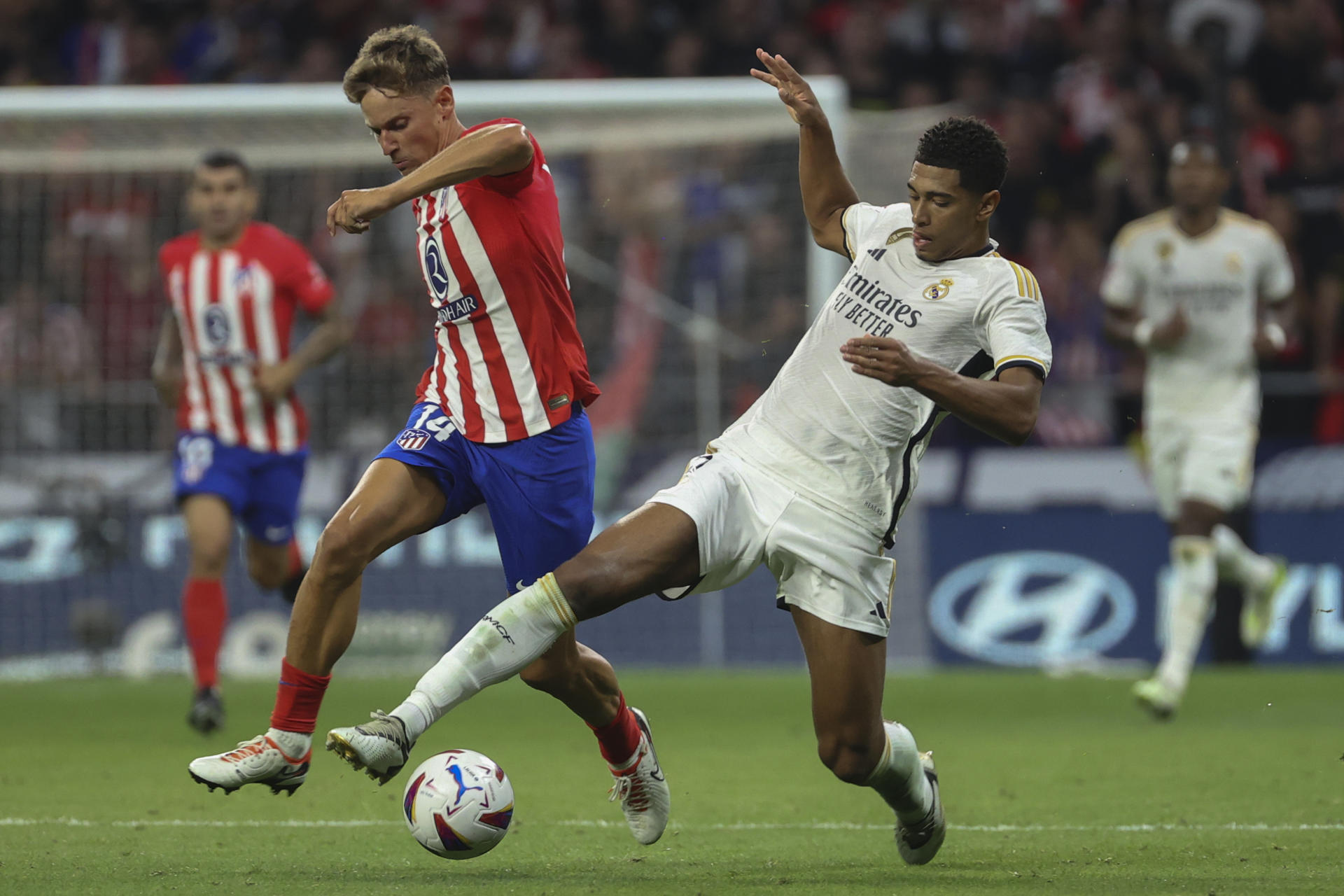 Atlético gana al Real Madrid derbi