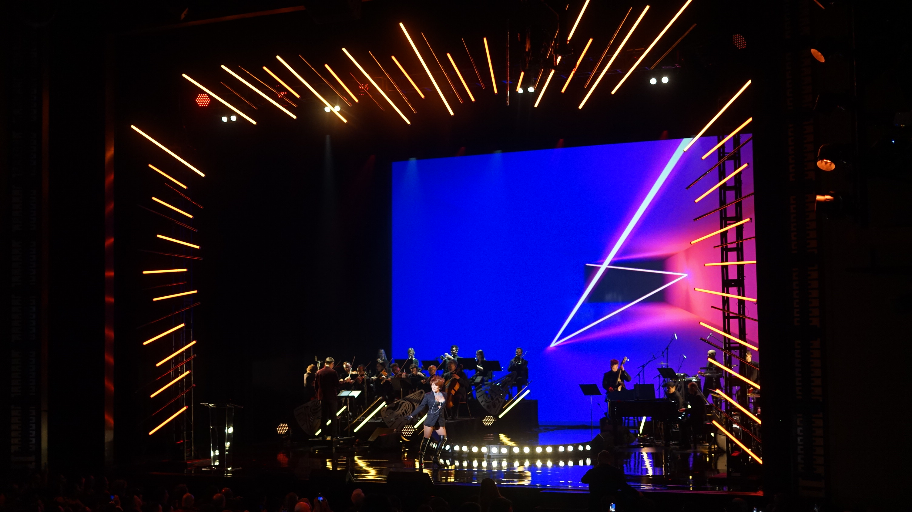 Alejandra Guzman durante su presentación Musical. Foto. Nicholas Mercado.