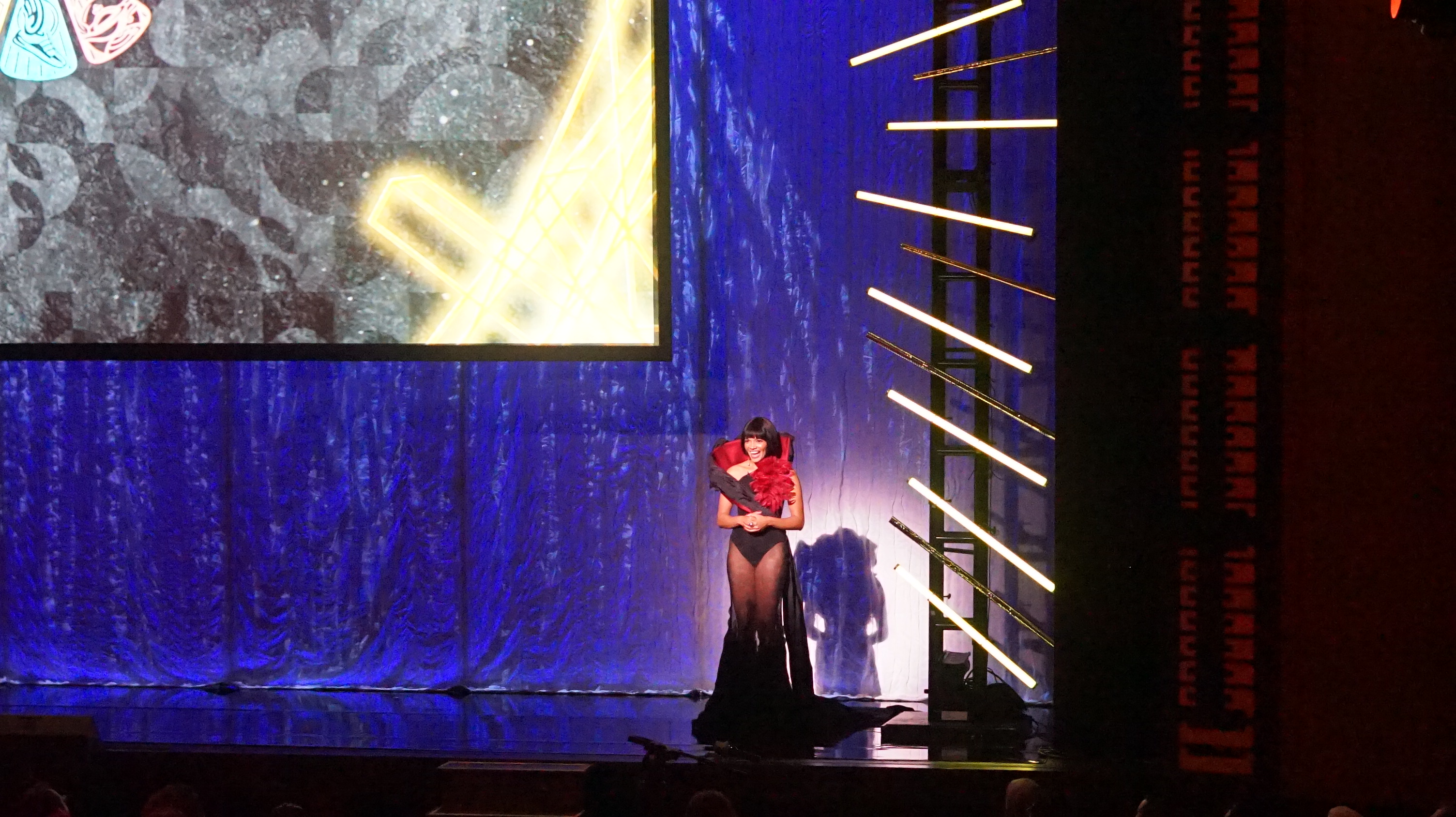 Leslie Grace fue la presentadora del show. Foto. Nicholas Mercado