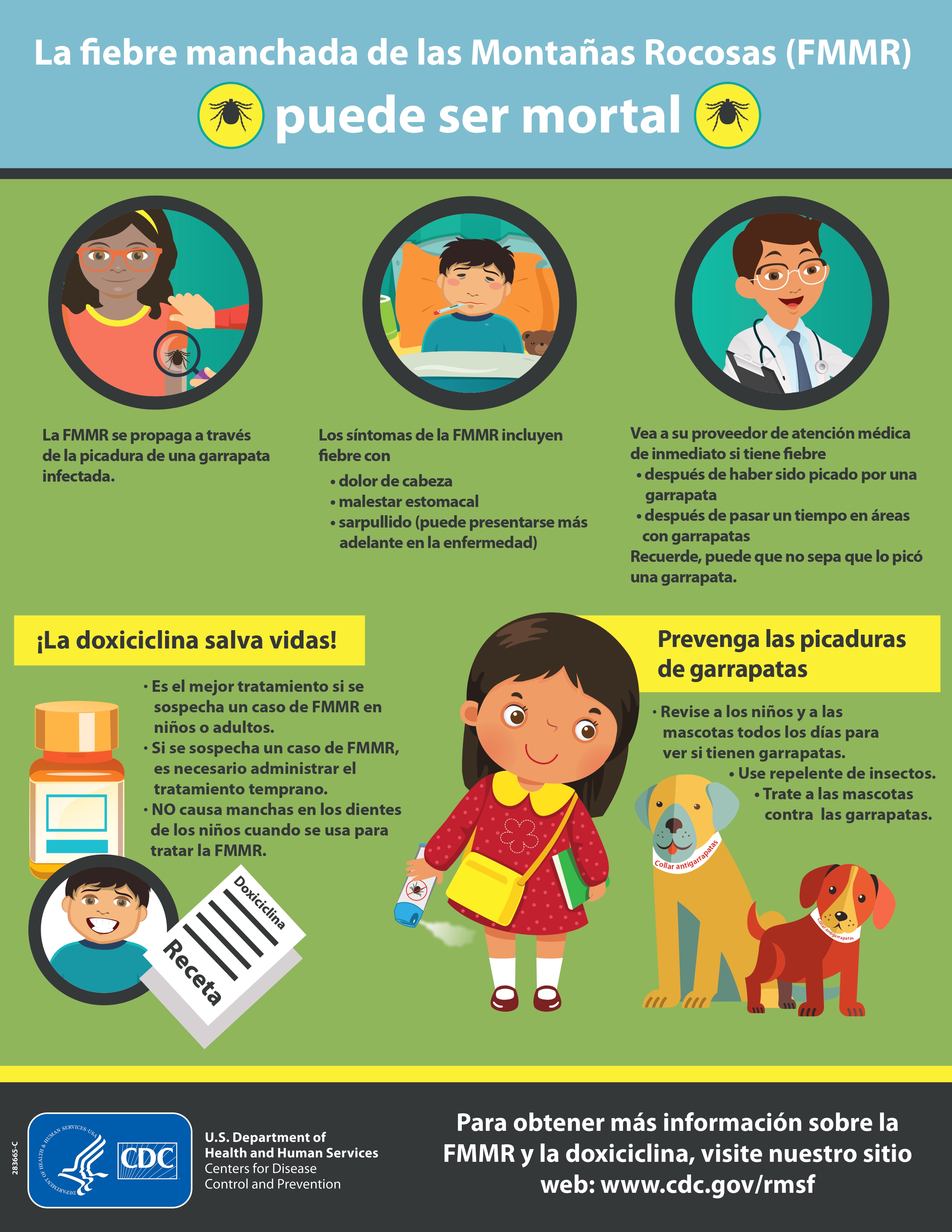 fiebre maculosa de las Montañas Rocosas