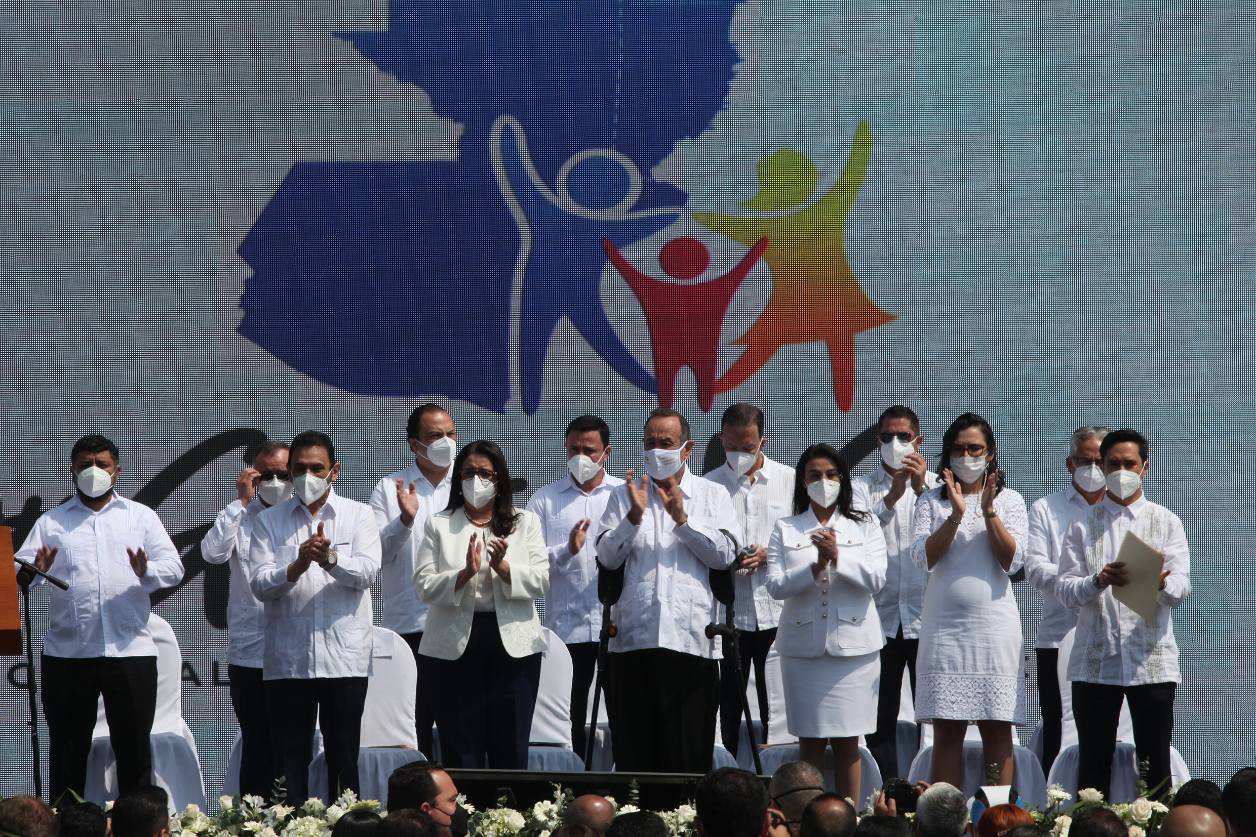 Celebración política en Guatemala.