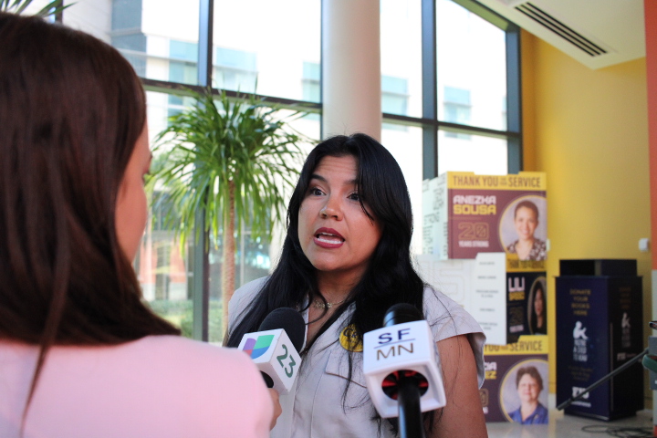 Karla Hernández, candidata demócrata a vicegobernadora por el estado de Florida