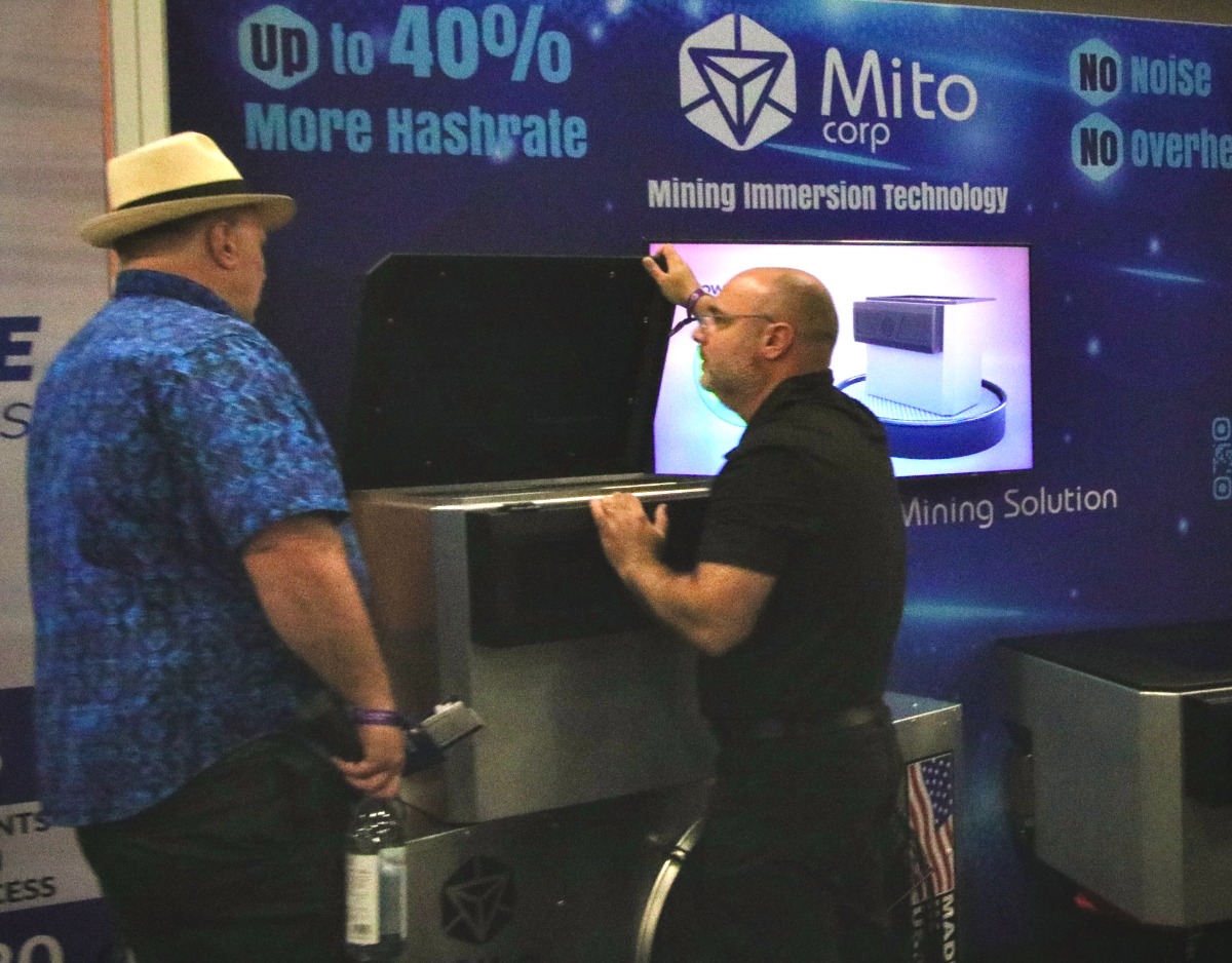 Los argentinos mostraron su proyecto durante el evento que reúne a los bitcoiners de Estados Unidos/Carmen Rodríguez para ETL