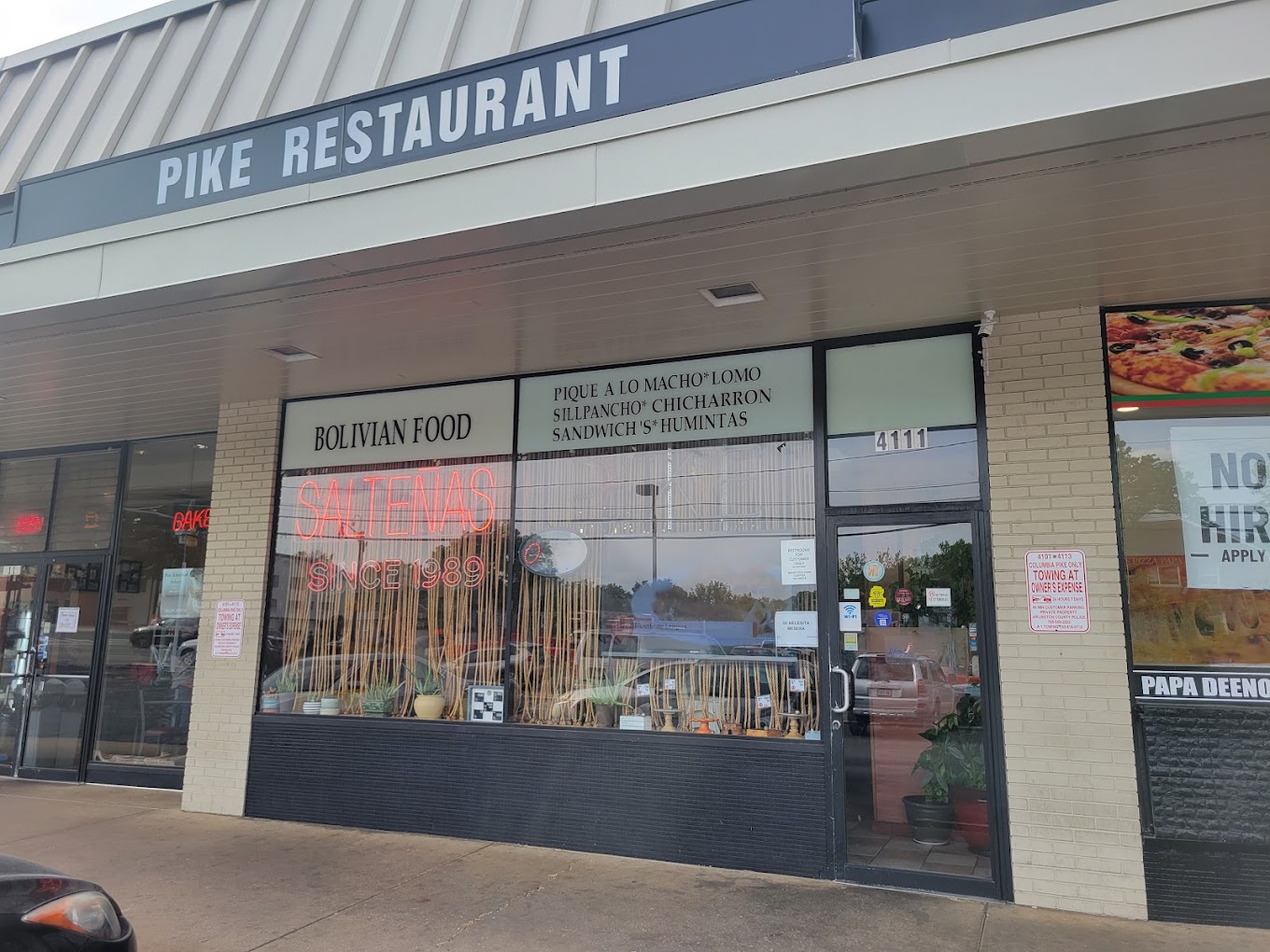 Restaurant de comida boliviana ubicado en Arlington, Virginia. 