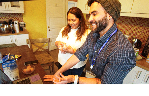 Preparación de comida saludable online