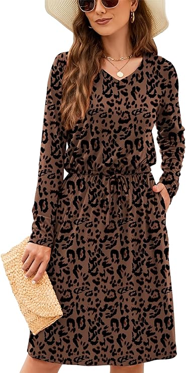 Vestido animal print