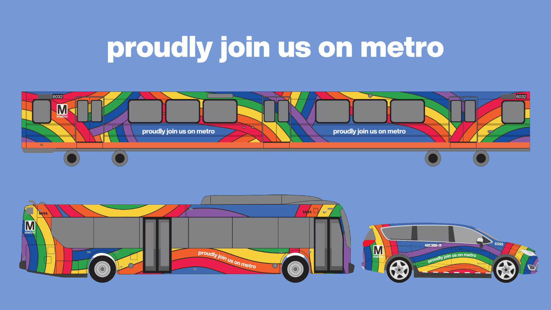 WMATA celebra el Mes del Orgullo con vehículos temáticos y servicio especial