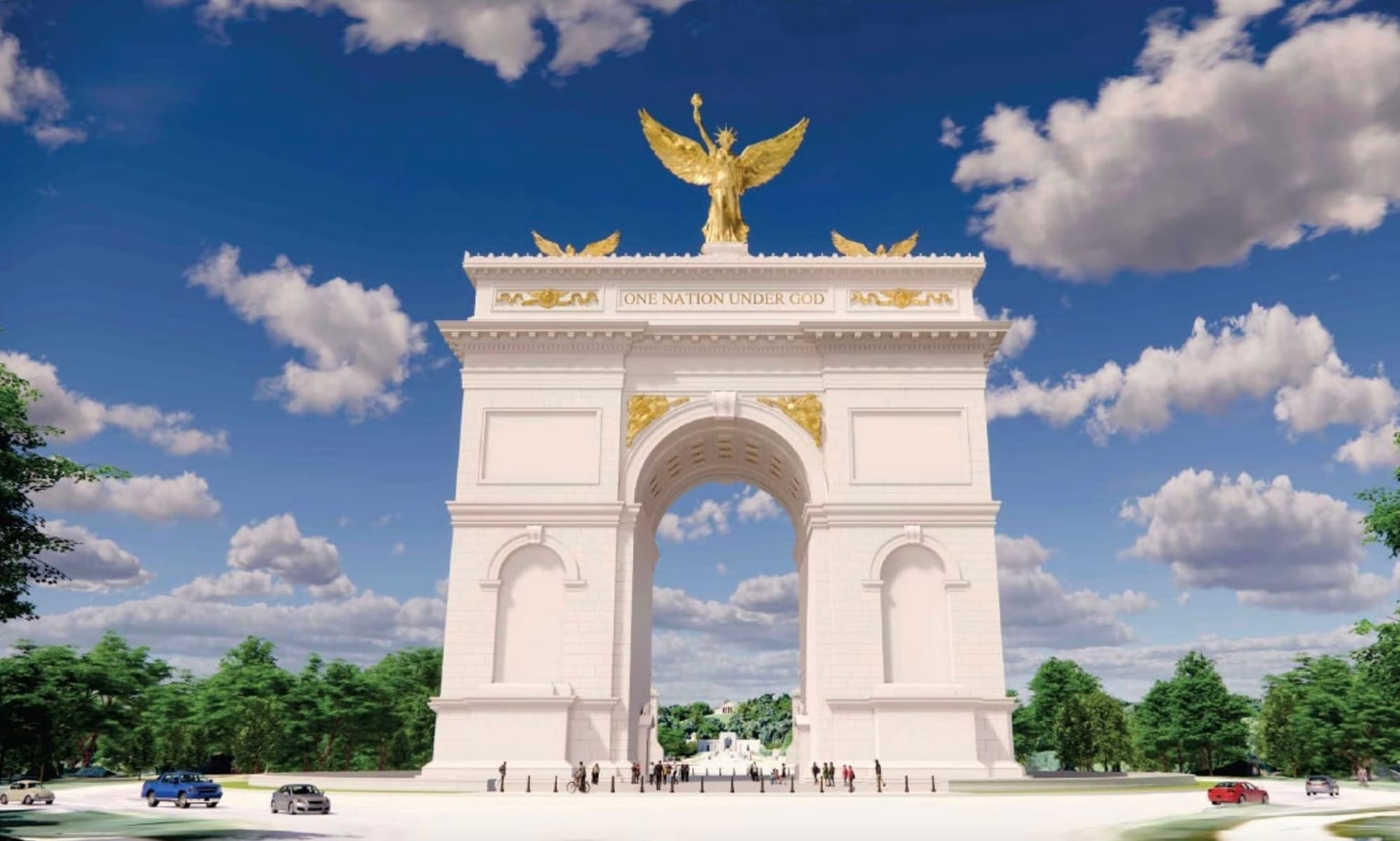 Tienes hasta el domingo para opinar sobre el arco de Trump en DC