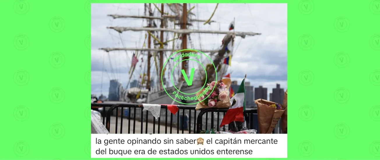 Sí, el piloto del buque Cuauhtémoc que chocó en NY es estadounidense