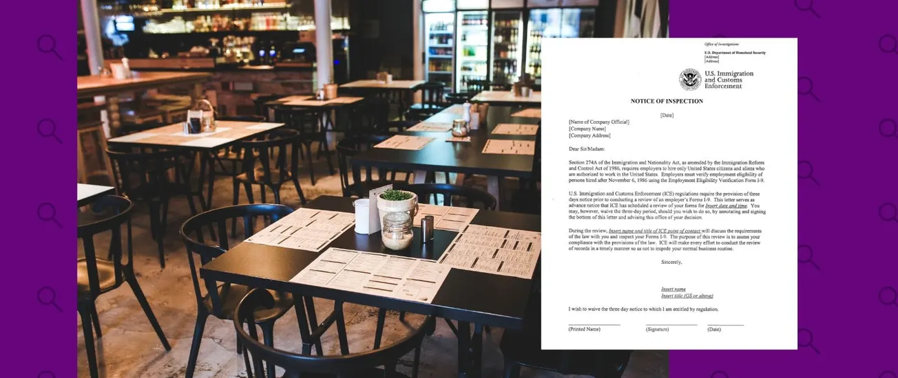 Inspección laboral de ICE de formularios I-9: qué es y qué deben saber los dueños de negocios