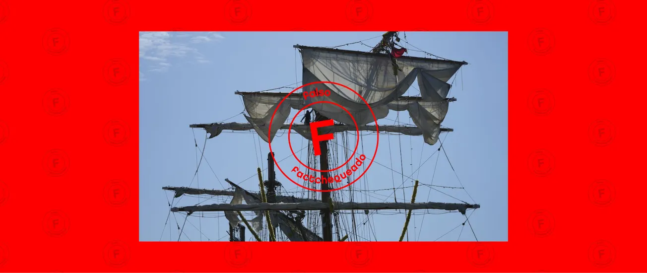 No, Claudia Sheinbaum no dijo que el choque del buque mexicano con puente de Brooklyn fue un ataque