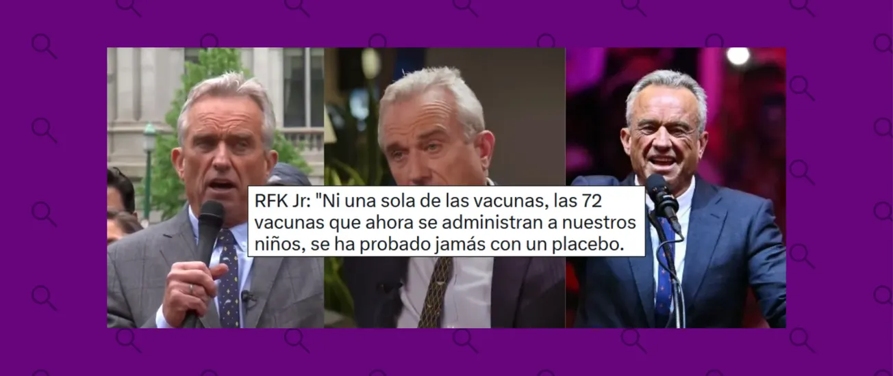 Qué sabemos de la narrativa desinformante que impulsa Robert Kennedy Jr. desde 2019 al decir que hay 72 vacunas infantiles que no se han probado con placebos