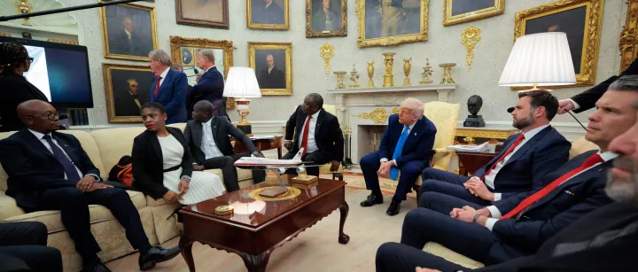 Video de Trump no muestra "sitios de entierro" en Sudáfrica