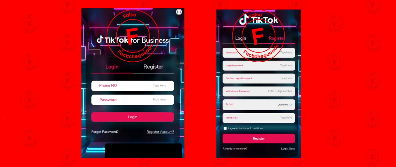 Cuidado con esta URL de "TikTok Business":podría robarte tu información personal