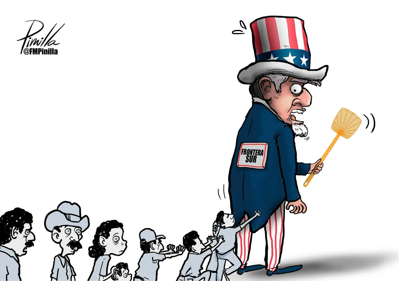 Caricatura | Frontera sur