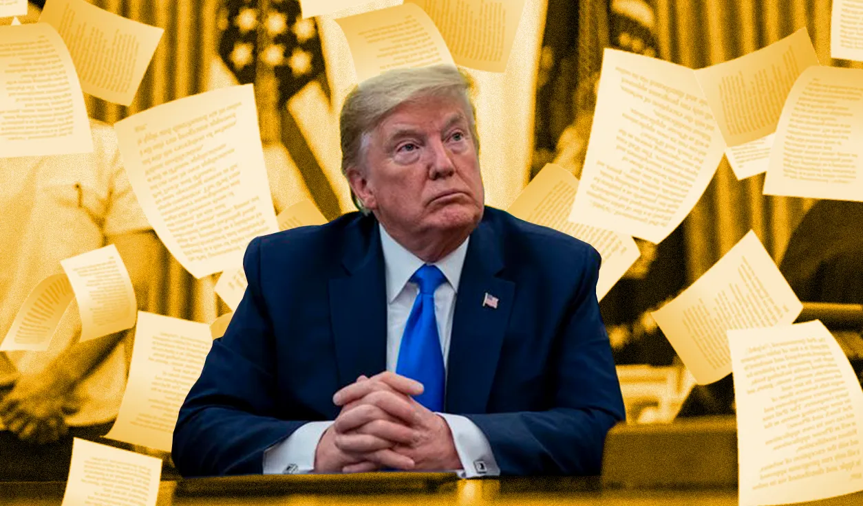 Registros de la Casa Blanca de Trump confirman un hábito poco usual del expresidente