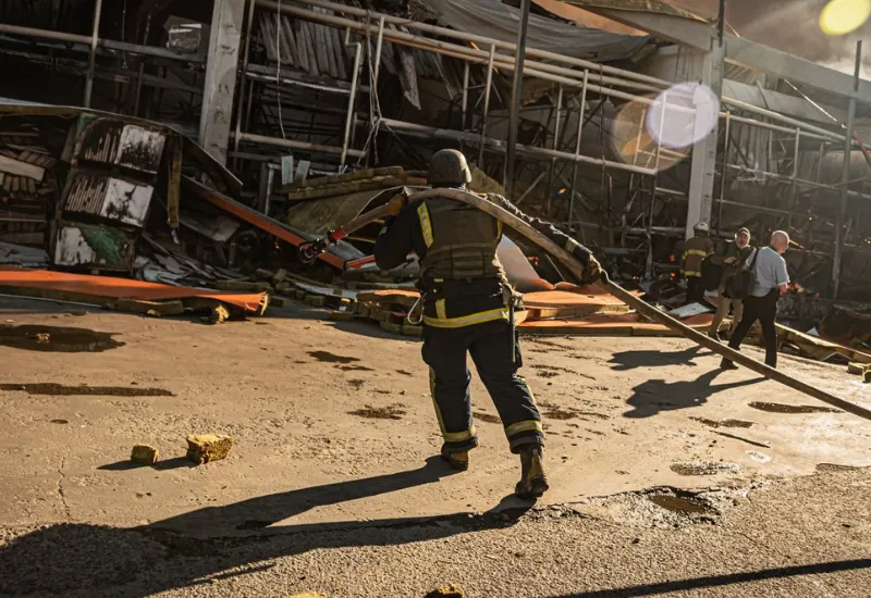 Ataque ruso ferretería Ucrania