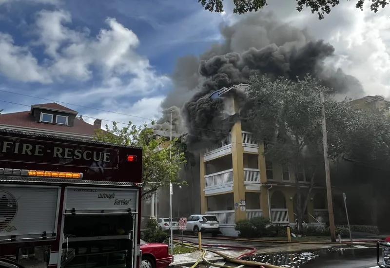 Incendio apartamentos de Miami