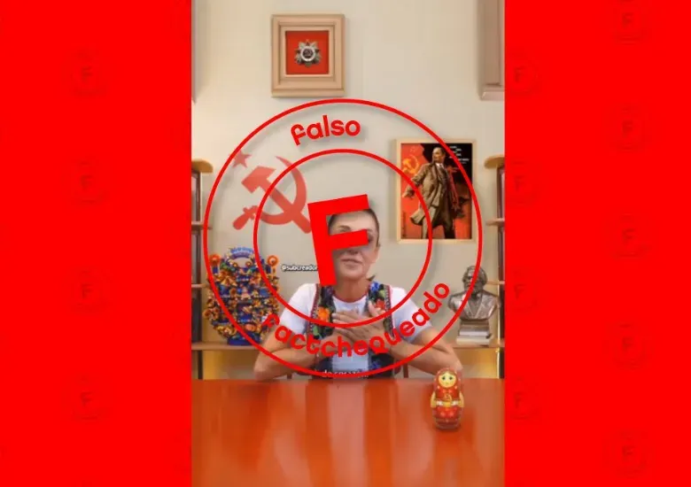 Claudia Sheinbaum simbología comunista