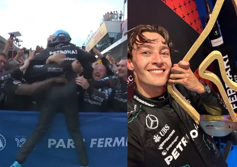 Russell GP Austria Verstappen