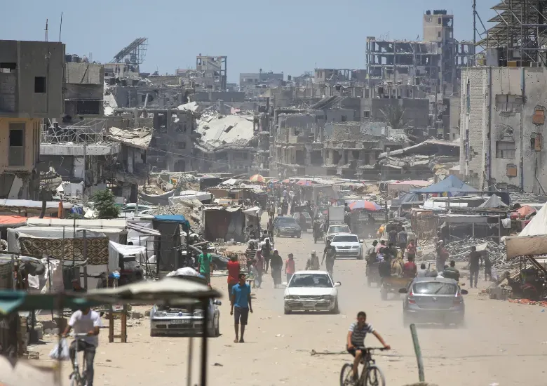 Ataque israelí desplazados en Gaza Israel israel hamas alto fuego