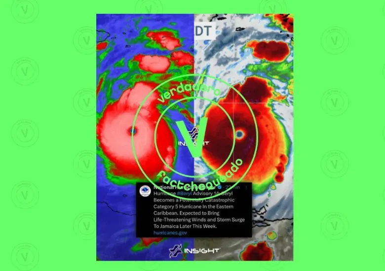 Beryl huracán de categoría 5