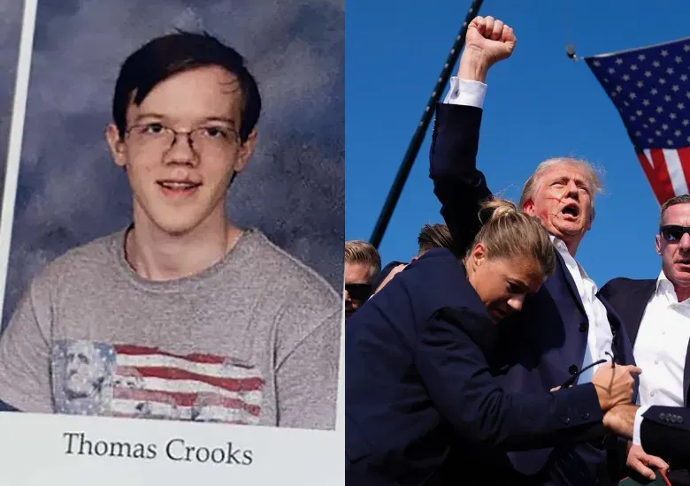 Matthew Crooks mitin de Trump