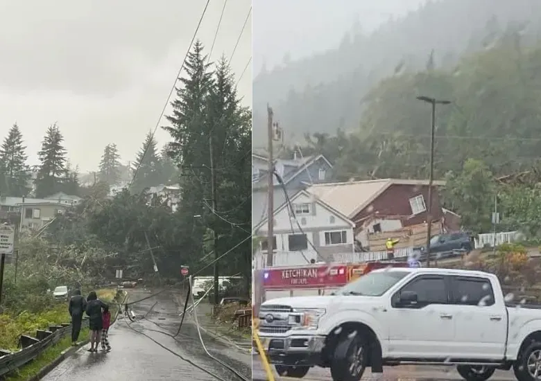 Alaska deslizamiento de tierra