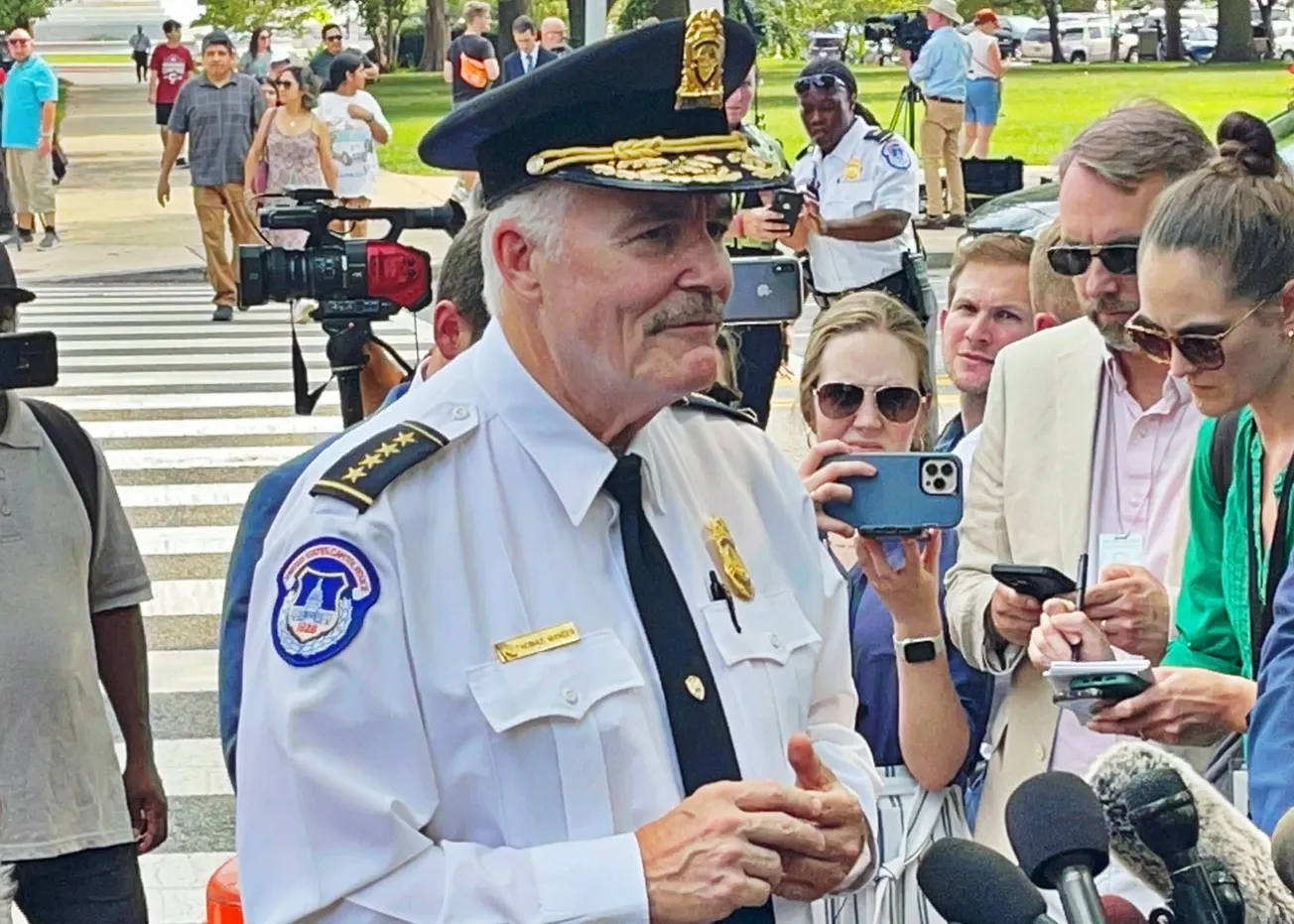 Policía del Capitolio está “preparada” para visita de Trump a DC