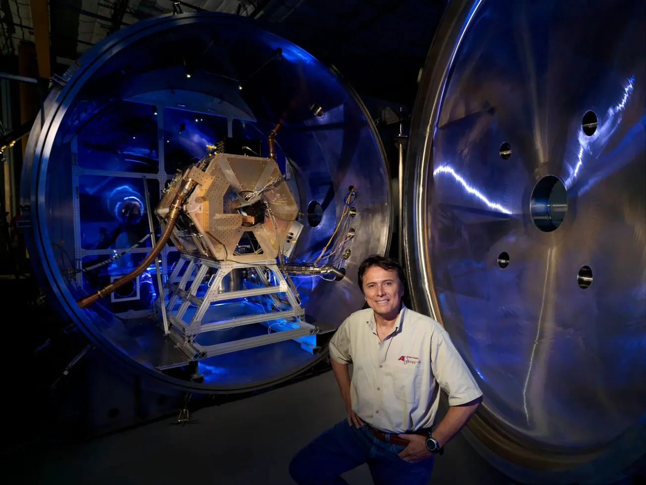 Franklin y su equipo están desarrollando una tecnología que cambiará el futuro del transporte espacial (Créditos: Cortesía Ad