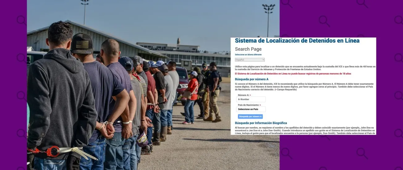 ¿Cómo ubicar a un detenido por ICE?