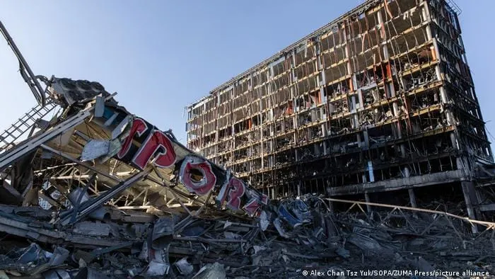 Destruccion Ucrania Guerra Kiev