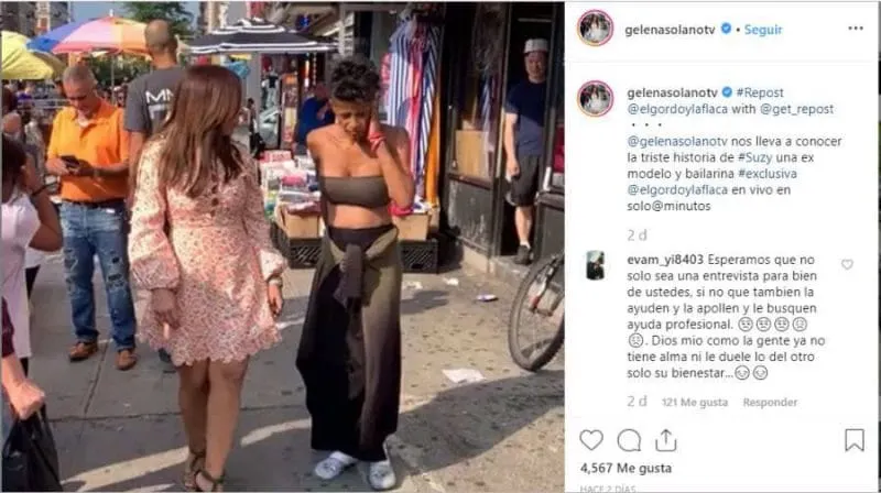 La exbailarina de Jennifer López que vive como indigente en las calles de Nueva York