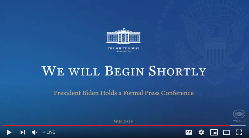Conferencia de prensa del presidente Joe Biden