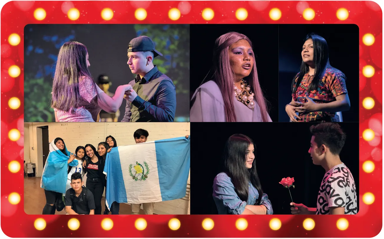 El teatro, la vía de escape para jóvenes latinos