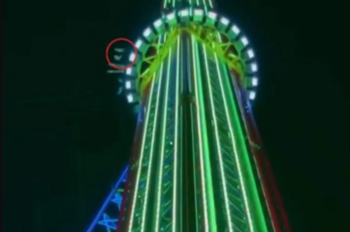 Toma del vídeo en que se puede ver a la víctima