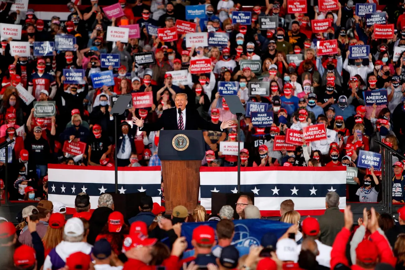 Funcionarios de salud alertan que mitin de Trump en Virginia plantea un riesgo de COVID-19