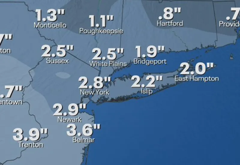 pronóstico nieve Nueva York
