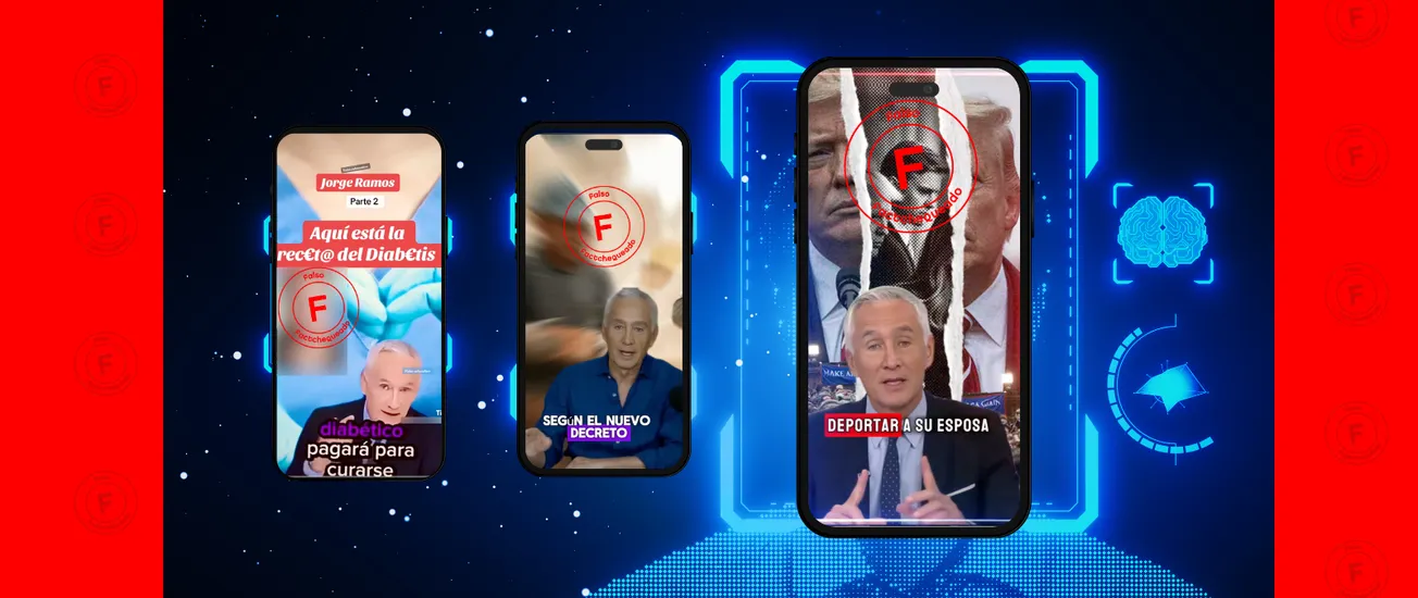Desde curas falsas hasta mentiras sobre inmigración: decenas de deepfakes con la voz e imagen de Jorge Ramos buscan engañarte