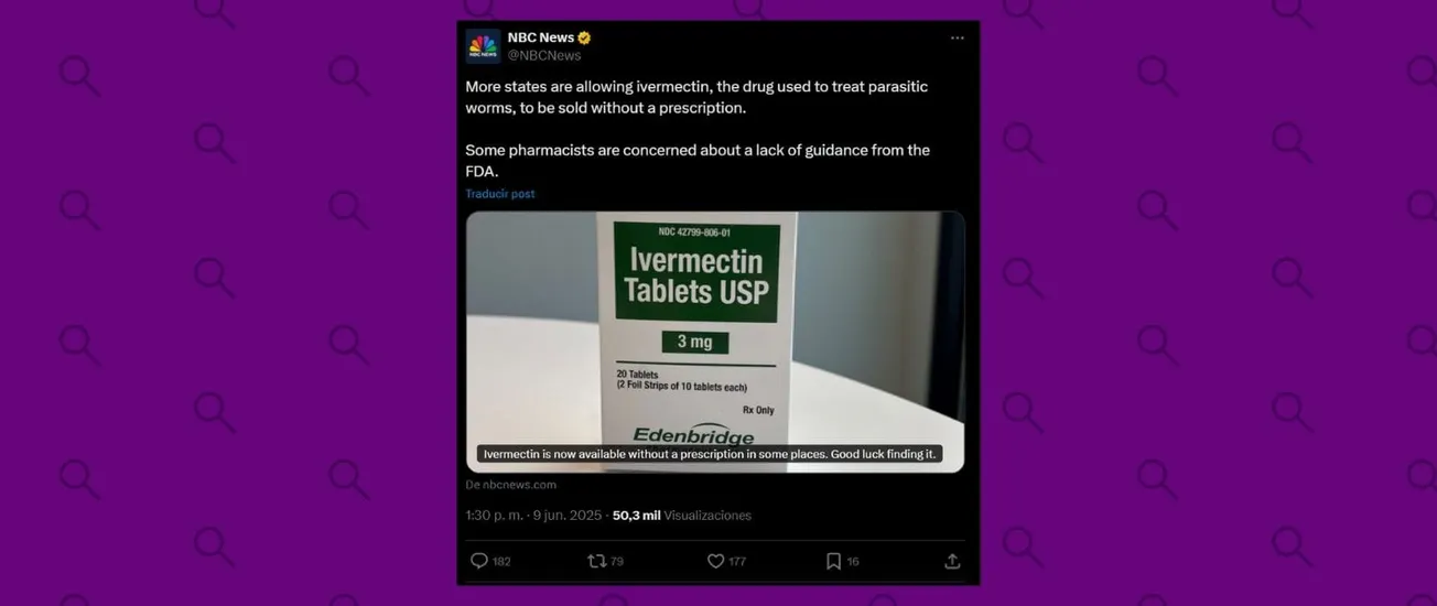 Qué es la ivermectina y qué sabemos sobre si este medicamento antiparasitario se puede vender sin receta