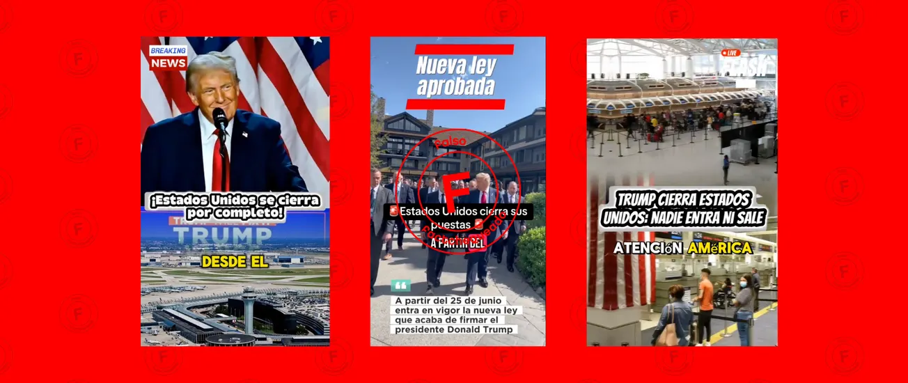 No, Estados Unidos no anunció que cerrará sus fronteras por 90 días