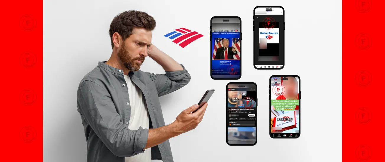 No, Bank of America no está “congelando” o “cerrando” cuentas de inmigrantes ni pidiéndoles información de su estatus migratorio