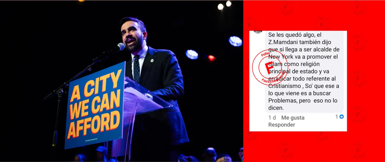 No, Zohran Mamdani no dijo que va a promover el islam como religion oficial de Nueva York