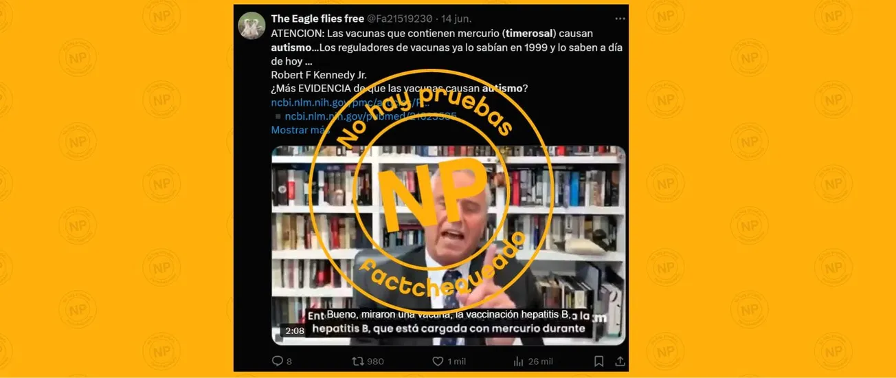 No hay pruebas científicas de que las vacunas contra la gripe que contienen timerosal representen un riesgo para la salud ni provoquen autismo